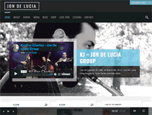 Tablet Screenshot of jondelucia.com